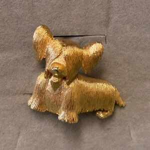 Vintage Boucher Skye Terrier Brooch